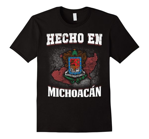 

mens hecho en michoacan mexican flag t-shirts tees coat of arms women tshirt