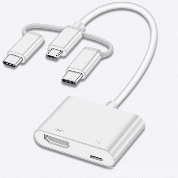 

suitable for android type-c to hdmi same screen device one point three 3 in 1 digital av adapter ing
