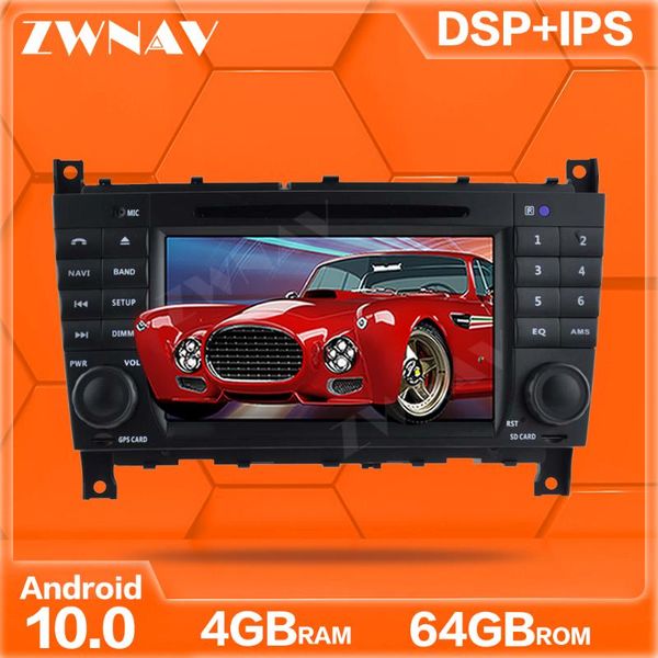 

ips android +10,0 dvd-плеер gps navi для / w203 w209 w219 a-class a160 авто радио стерео проигрыватель мультимедиа автомагнитолы автомобильн