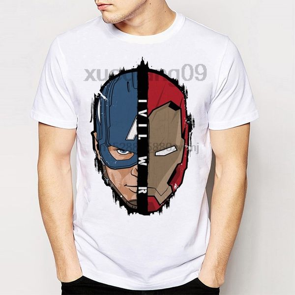 

captain america digital art t-shirt