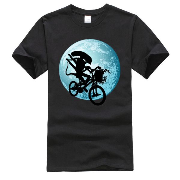 

stranger things saving egg tshirts for men alien predator moon slim fit summer & tees 2019 popular print leisure tee shirt