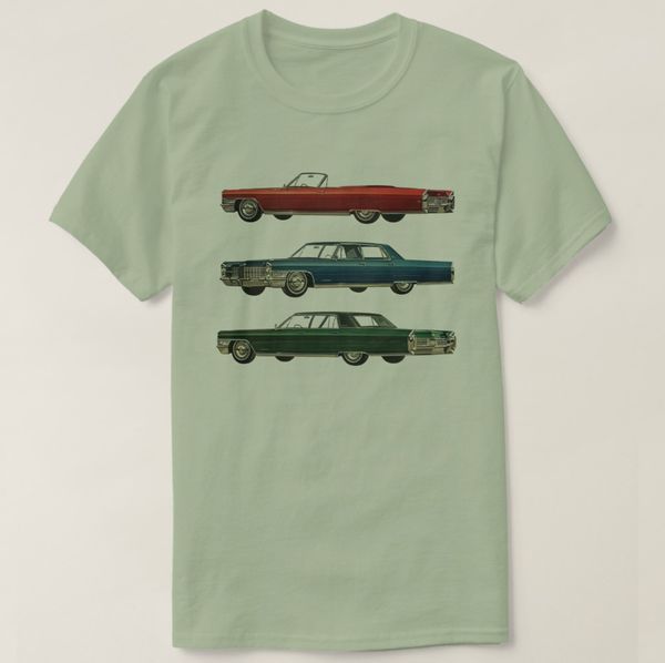 

2019 printed men t shirt cotton short sleeve 1965 cadillacs t-shirt women tshirt