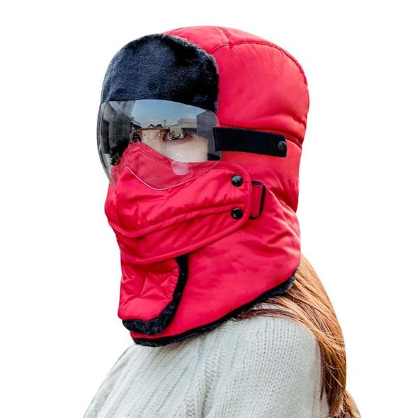 

winter warm keeping durable lei feng cap neck hat for cycling outdoor climbing accessories, Black