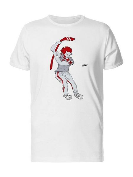 

hockey redhead player men's tee -image by humorous tee shirt