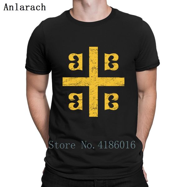 

byzantine flag palaiologos dynasty t shirt family spring round neck custom printed tshirt homme letter humor high quality