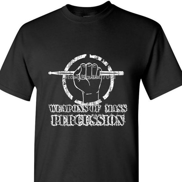 

male designing t shirt weapons of mass percussion t-shirt mens ladies fit drums bass music coat clothes