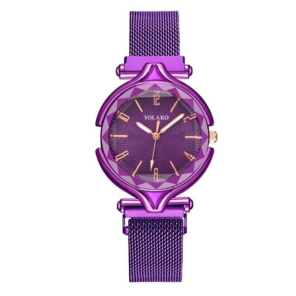 

wristwatches yolako stainless steel band women watches ladies wrist watch 2021 vintage for accesorios mujer, Slivery;brown