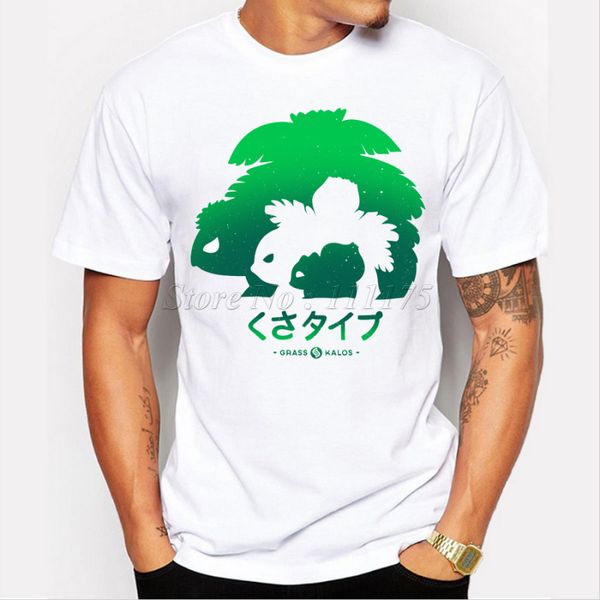 

2019 mega grass printed men's t shirt cool short sleeve fashion tees