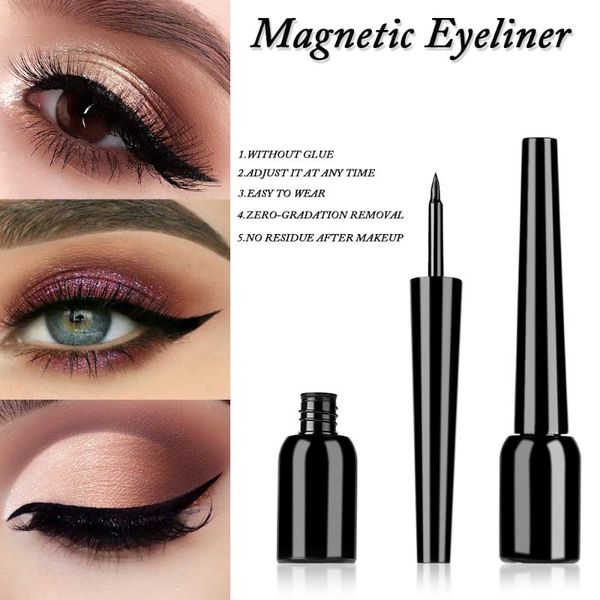 

false eyelashes 5ml magnetic liquid eyeliner for mganetic waterproof long lasting no more messy eye makeup tools