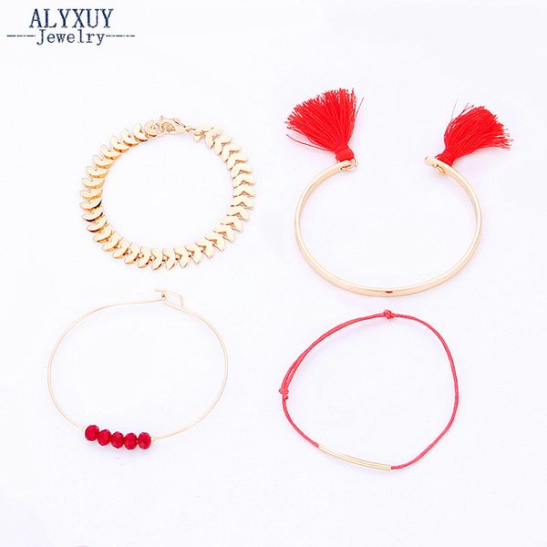 

new fashion trendy jewelry tassel dangle set 1set=4pieces gift for women b3535, Black