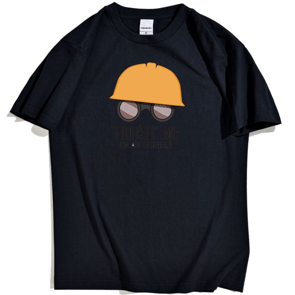 

trust me я инженер человек tshirt забавный шлет pattern одежды футболку для man vintage printed шлиф футболок мужских