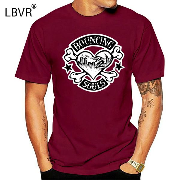 

the bouncing souls broken heart logo t-shirt