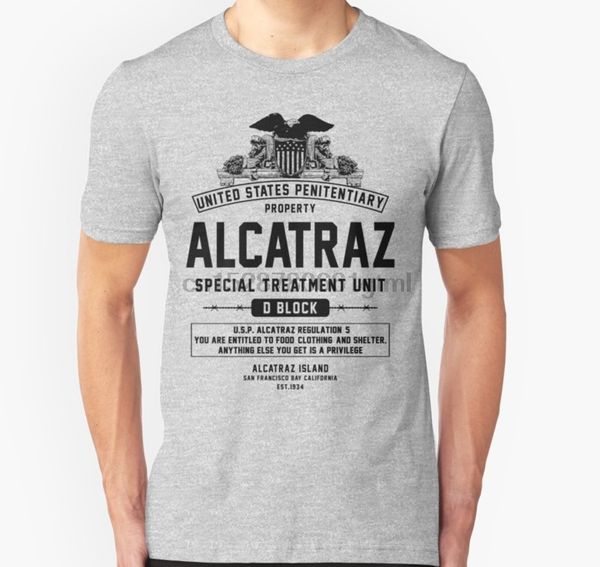 

men short sleeve tshirt alcatraz s.t.u. t shirt women t-shirt