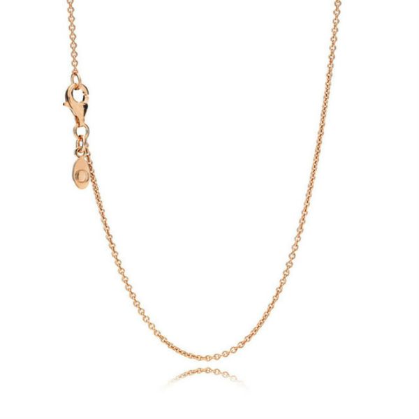 

100% 925 sterling silver rose gold zircon charm clavicle chain flower shape round necklace original fashion jewelry gifts seven