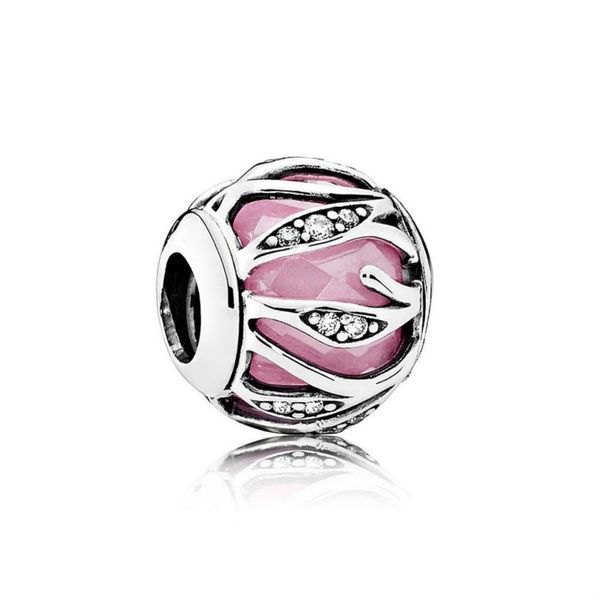 

new 100% 925 sterling silver 1:1 authentic 791969pcz pink nature's radiance charm bracelet original women jewelry, Black