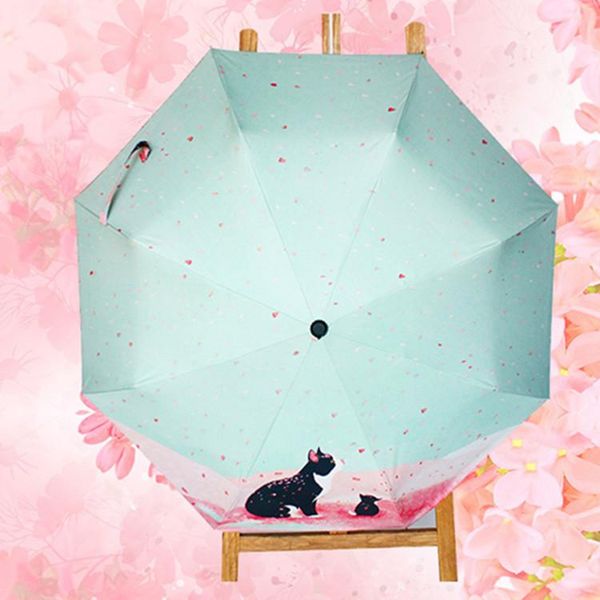 

подвески качества зонтик дождя для высоких женщин cats пользовательские ys162 женщин зонтики ветрозащитный складной ув шаблон яда зонтик мар