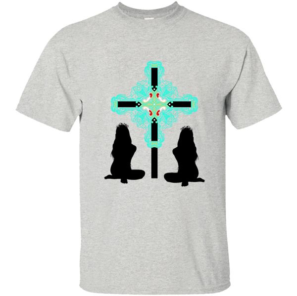 

printed cross gothic horror halloween t-shirt mens t shirt for mens tshirt for men solid color round neck summer homme s-3xl