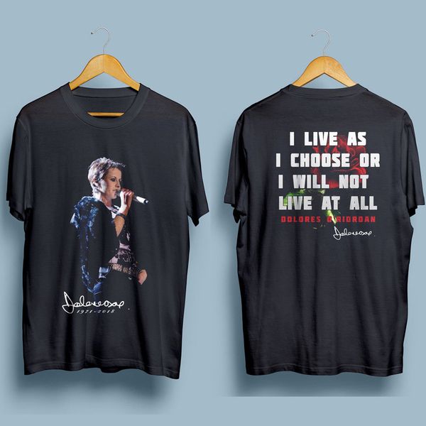 

the cranberries долорес о'риордан rip men's black t shirt s 4xl 017332