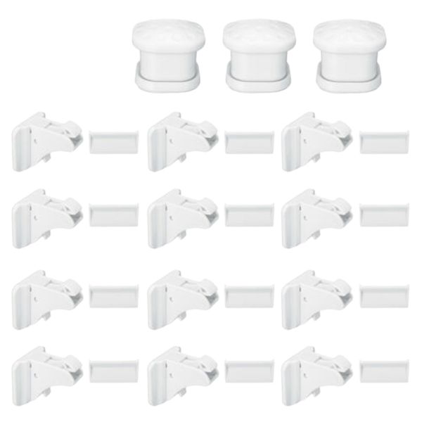 

new-30 pcs netic cabinet drawer cupboard lock kids baby safe child proof kit