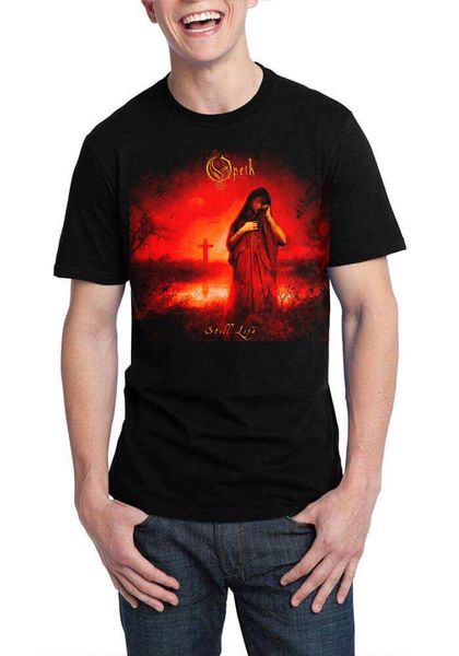 

opeth half sleeve black t shirt