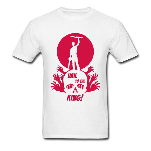 

halloween t-shirt latest men tshirt skull o neck hail to the king cotton fabric youth tee shirt design red dead redemption