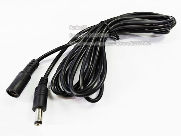 

dc 5.5*2.1mm male to female power plug extension connector cctv cable about 3m/dhl /100pcs