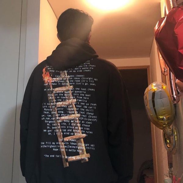

travis scott cactus jack highest in the room dive hoodie mens hooded sweatshirts casual hoody pullover harajuku men women hip hop streetwear, Black