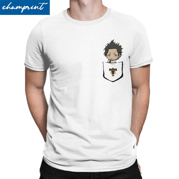 

unique yami black clover japanese anime t-shirts for men o neck pure cotton t shirt short sleeve tees party clothing