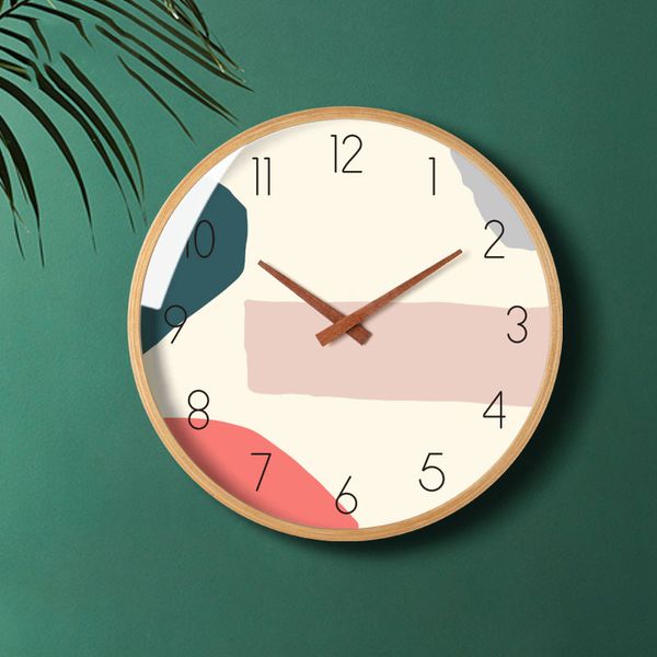 

wall clocks nordic silent clock modern design digital kitchen minimalist living room reloj de pared home decor bb50wc
