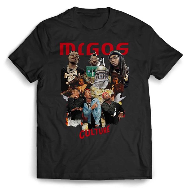

migos culture men's / women's t shirt cotton t-shirt fashion t shirt ing