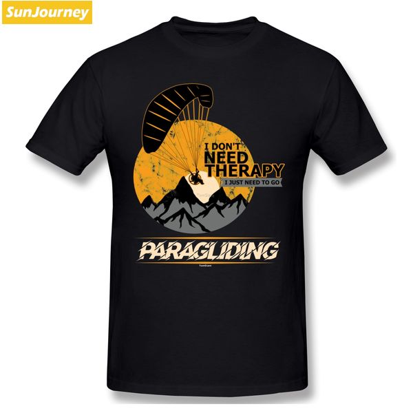 

i don't need therapy funny paragliding t shirt oversized o-neck cotton short sleeve men clothing