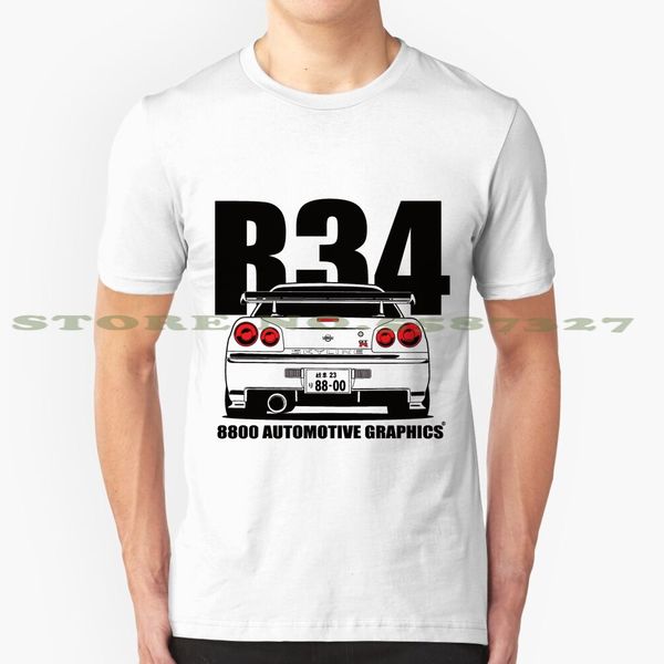 

nissan skyline r34 transparent version graphic custom funny tshirt