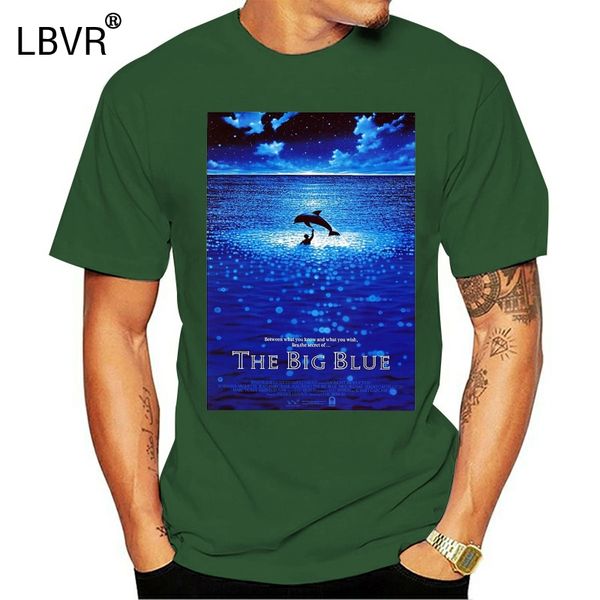 

the big blue v1 movie poster 1988 t-shirt white all sizes s-3xl custom print tee shirt
