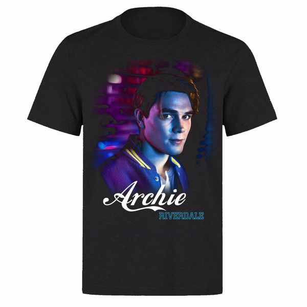 

archie andrews riverdale k.j apa ph156 netflix black t-shirt cool casual pride t shirt men fashion tshirt