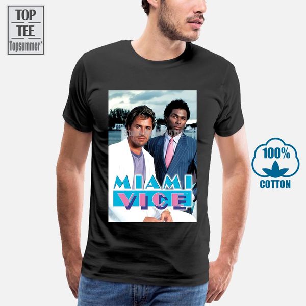 

miami vice v2 t shirt white movie poster all sizes s 5xl fashion unique classic cotton men