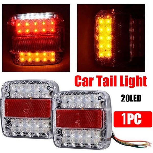 

1pc new 20 led srear tail reverse light indicator lamp truck trailer waterproof