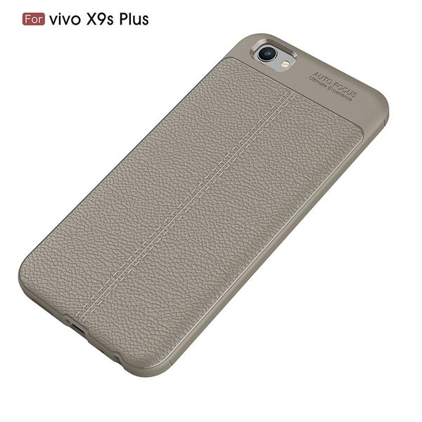 

for vivo x9s plus phone case thin silicon litchi grain premium flexible slim thin soft tpu leather back cover