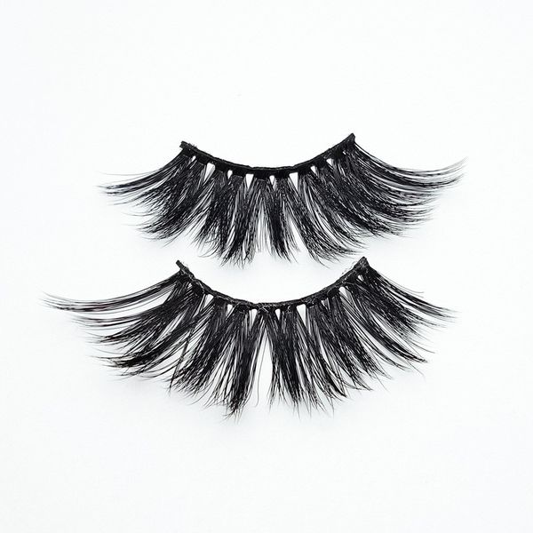 

false eyelashes 2021 25mm long flash 1pairs natural thick curling slim full strip makeup tool