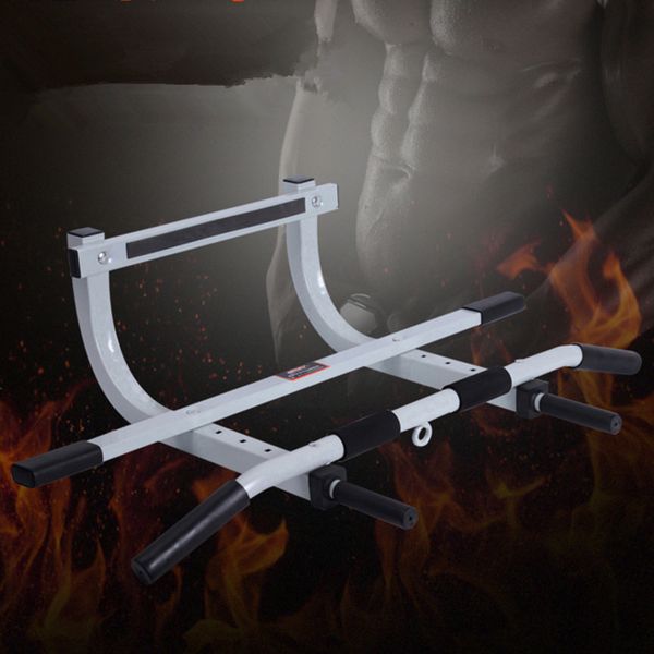 

bearing 250kg door pull up bar with resistance bands indoor carbon steel pipe chin-up bar home gym workout horizontal f1012