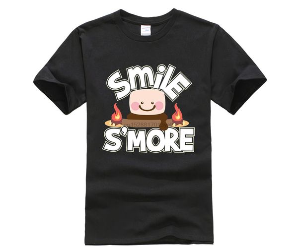 

улыбка smore смешной костер кемпинг футболку