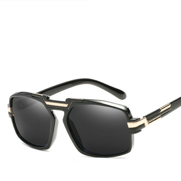 

sunglasses 2021 steampunk male female sun-glasses retro transparent men ladies pilot gothic gozluk women, White;black