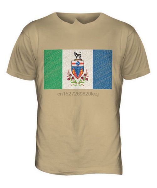 

yukon scribble flag mens t-shirt tee gift football shirt new cool tee shirt