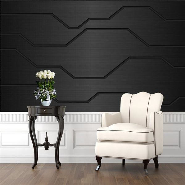 

dark metal background abstract industrial decor wallpaper technology company mural e-sports hall internet bar ktv wall paper 3d