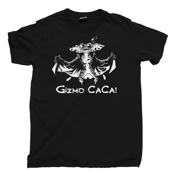 

2018 men's cartoon character gizmo caca t shirt gremlins dont let it get wet never feed it after midnightprinting on t shirts