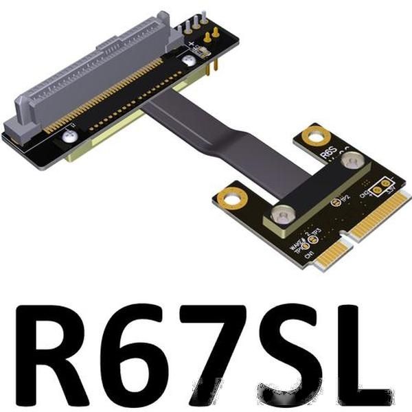 

riser u.2 interface u2 sff-8639 to mini pcie transfer extension data gen3.0 cable for u.2 nvme ssd mpcie extend cable
