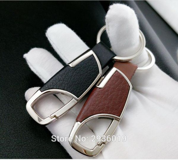 

keychains car-styling leather key chain car ring for fiat punto 500 bravo ont stilo panda ducato linea doblo accessories, Silver