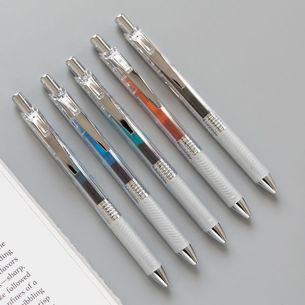 

gel pens jianwu japan pentel transparent color refill pen limited edition press bln75 neutral kawaii school supplies 0.5mm
