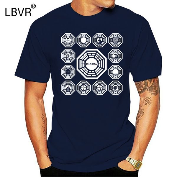 

new popular dharma initiative men's black t shirt size s 4xl 020127