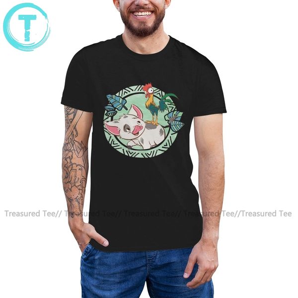 

moana t shirt moana pua heihei voyagers t-shirt graphic cotton tee shirt cute short sleeve male basic tshirt