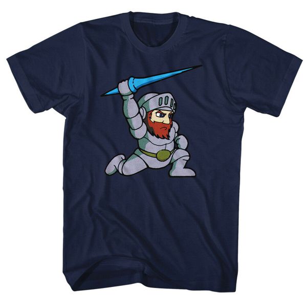 

ghosts'n goblins t shirt men women arthur navy tee shirt style round